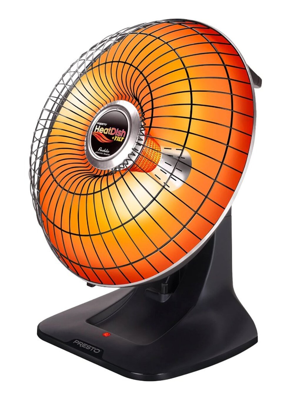Presto HeatDish+ Tilt Parabolic Electric Space Heater Model #07928 Brand New